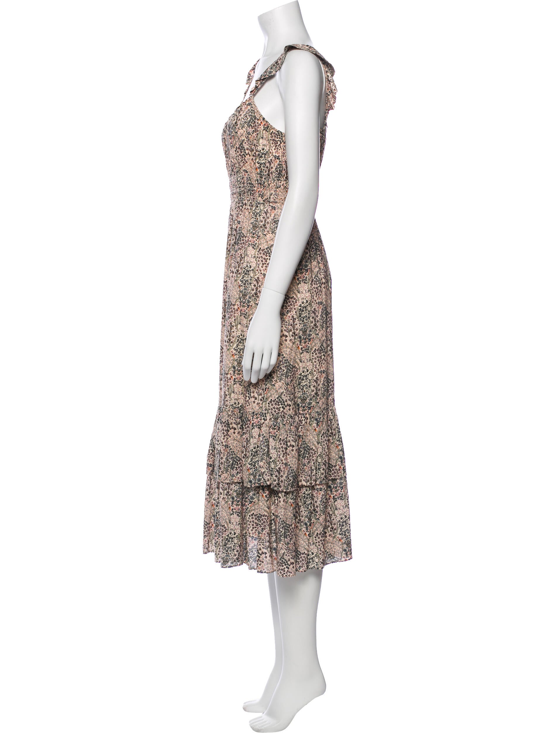 Paige Gamble Printed Midi Length Dress