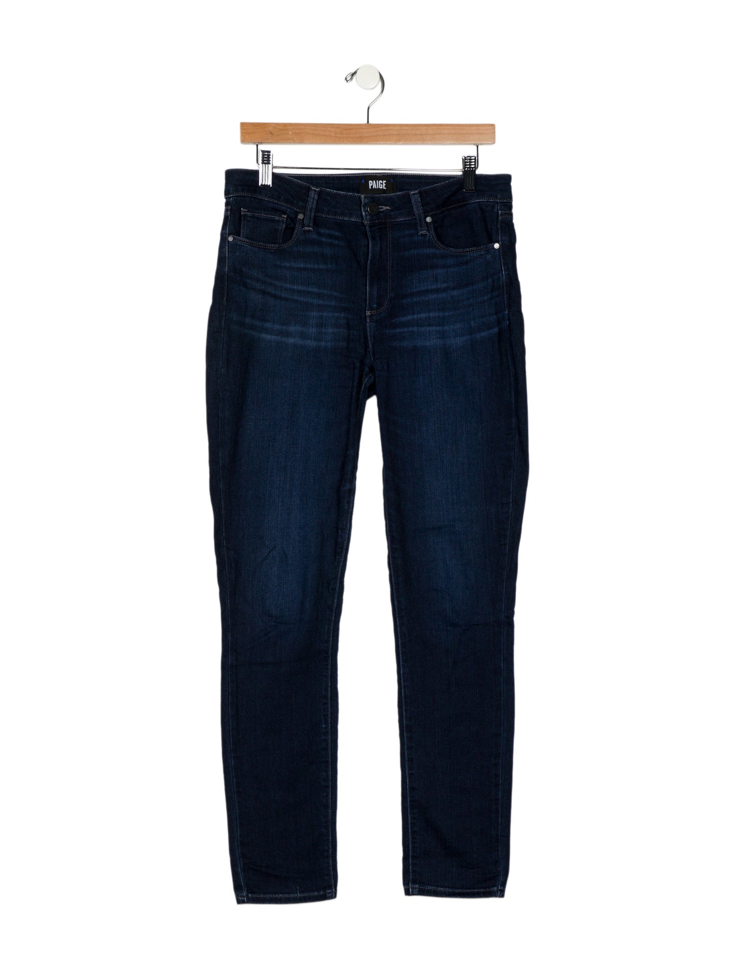 Paige Gamble Mid-Rise Skinny Leg Jeans