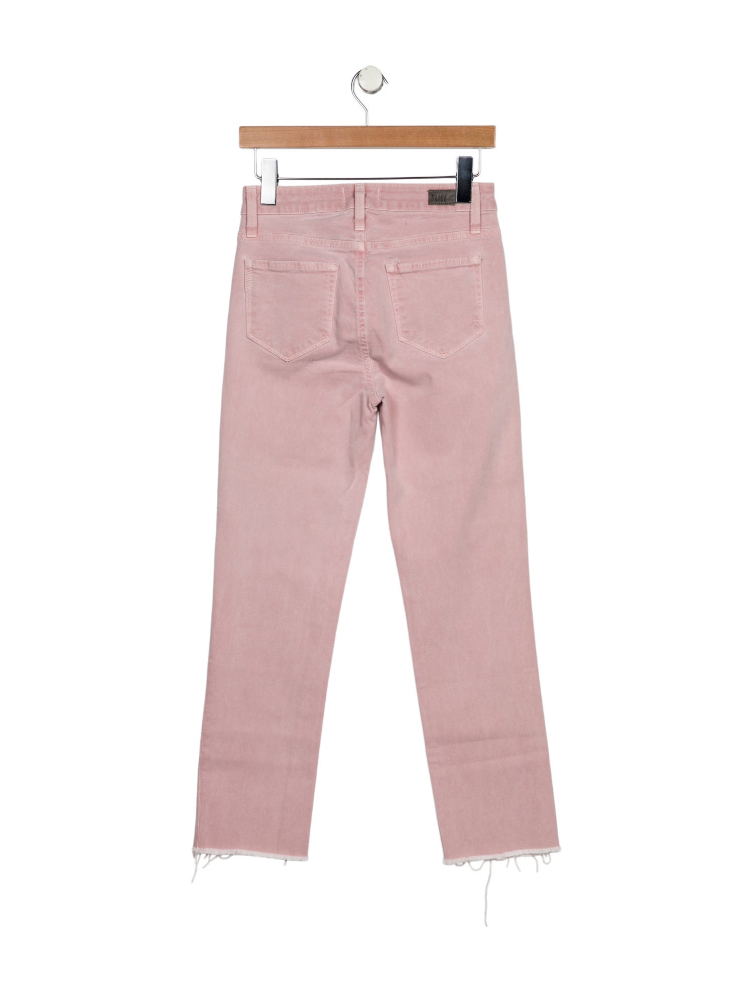 Paige Gamble High-Rise Straight Leg Jeans