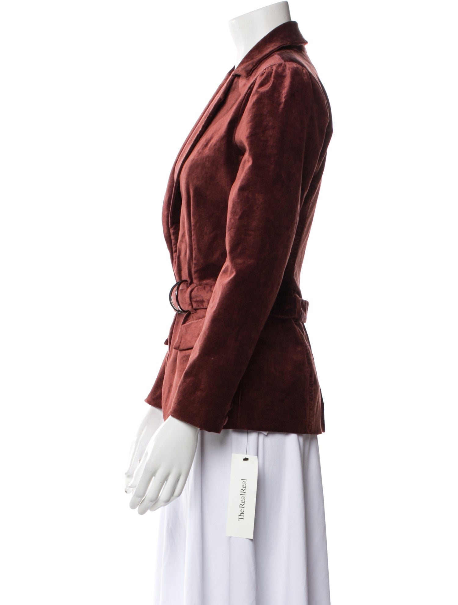 Paige Gamble Velvet Faux Fur Jacket