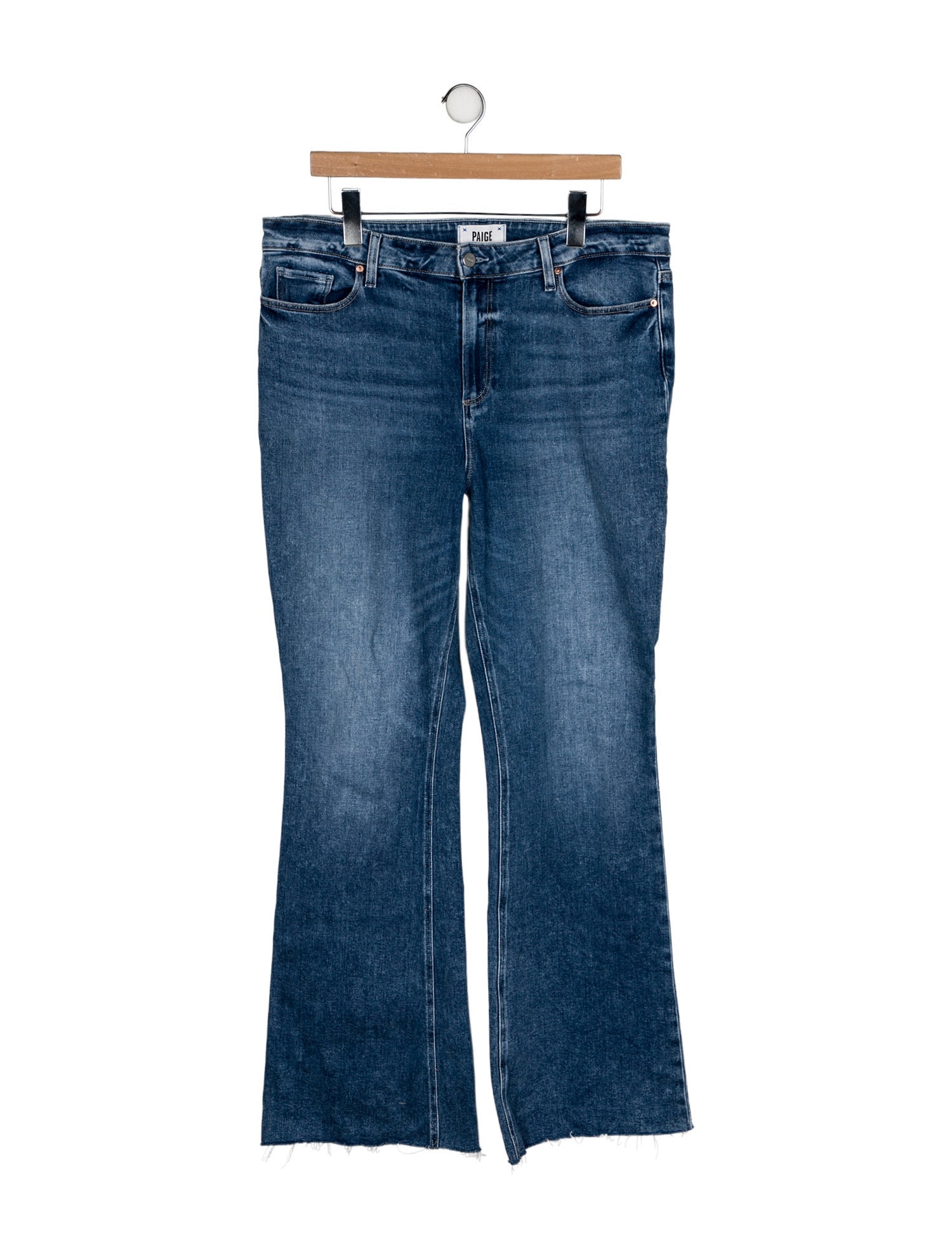 Paige Gamble High-Rise Wide Leg Jeans