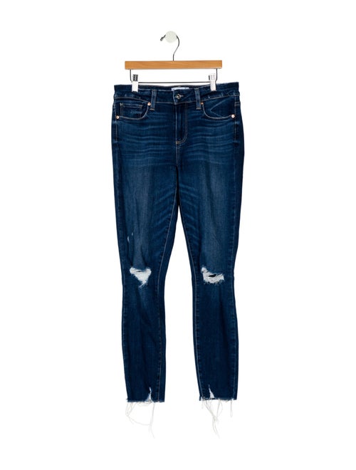 Paige Gamble Mid-Rise Skinny Leg Jeans