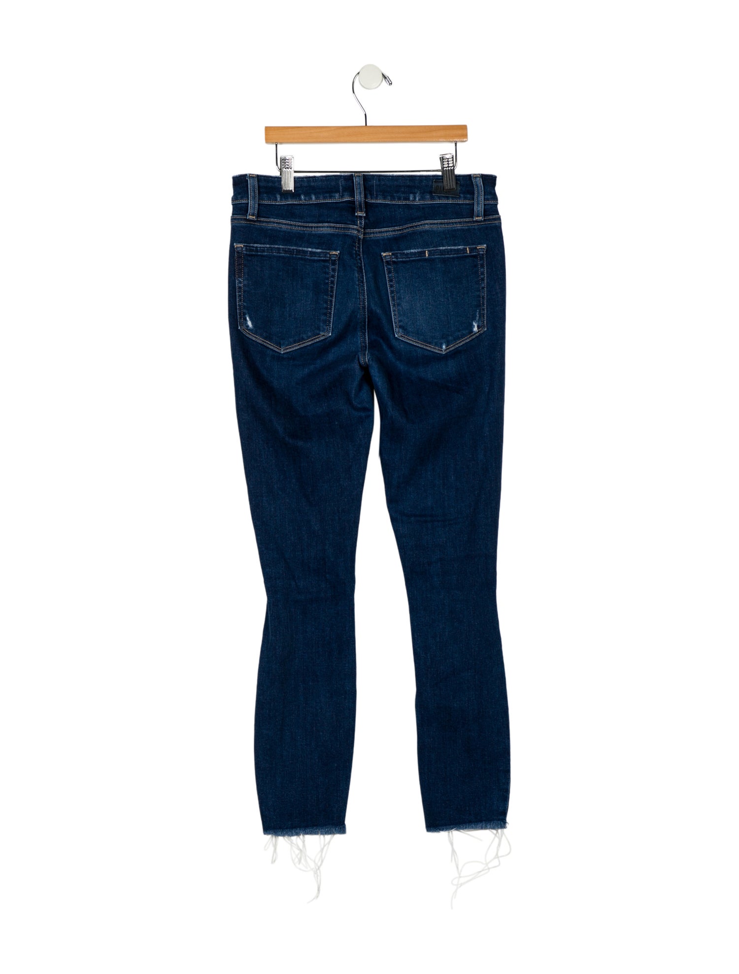 Paige Gamble Mid-Rise Skinny Leg Jeans