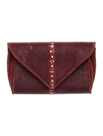 Paige Gamble Suede Clutch
