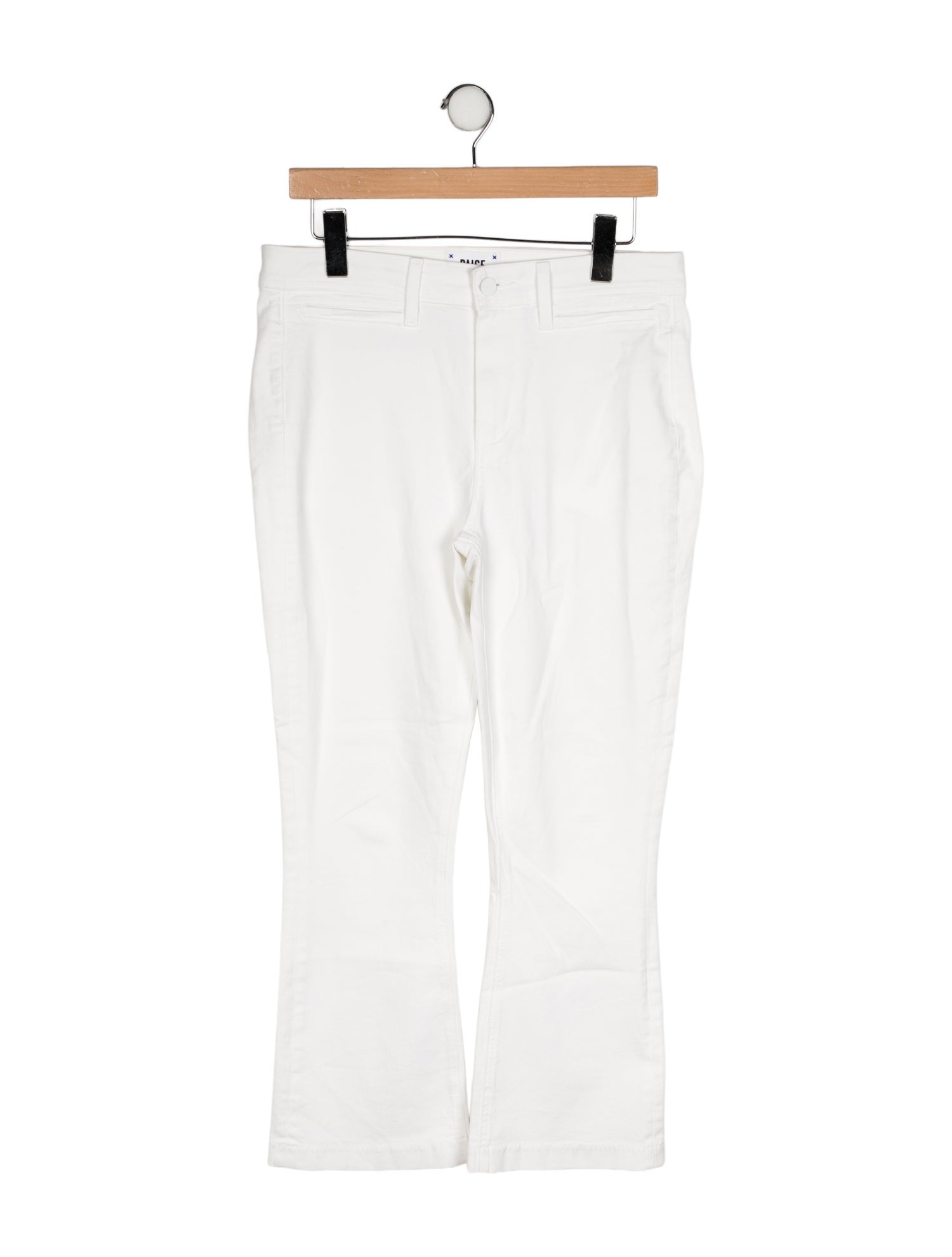 Paige Gamble Mid-Rise Wide Leg Jeans