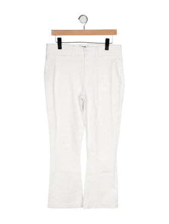 Paige Gamble Mid-Rise Wide Leg Jeans