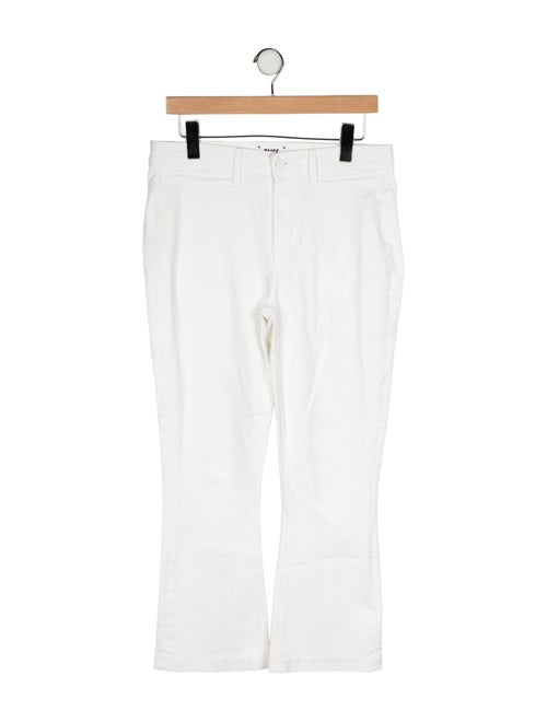 Paige Gamble Mid-Rise Wide Leg Jeans