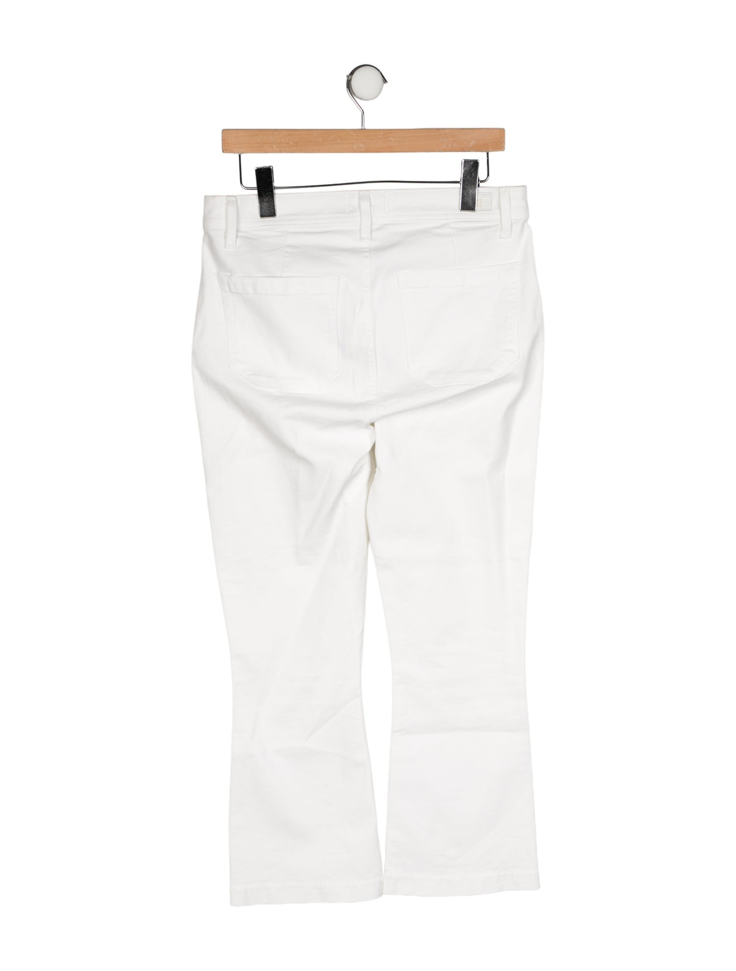 Paige Gamble Mid-Rise Wide Leg Jeans