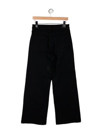 Paige Gamble High-Rise Wide Leg Jeans