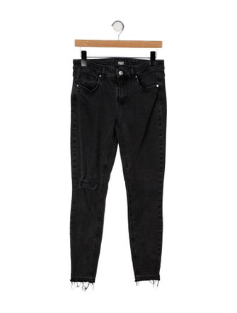 Paige Gamble Mid-Rise Skinny Leg Jeans