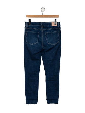 Paige Gamble Mid-Rise Skinny Leg Jeans