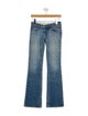 Paige Gamble Low-Rise Wide Leg Jeans