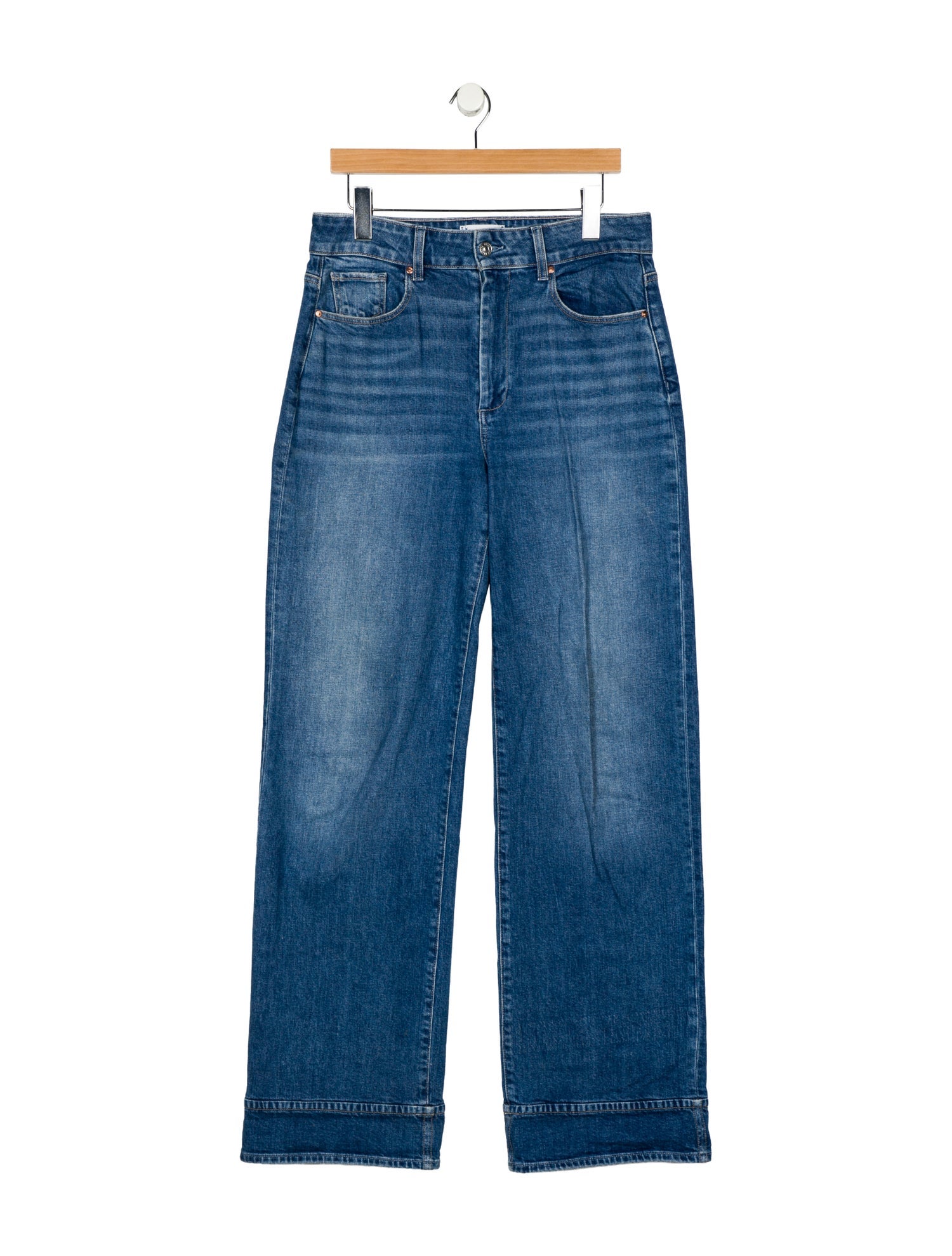 Paige Gamble High-Rise Wide Leg Jeans
