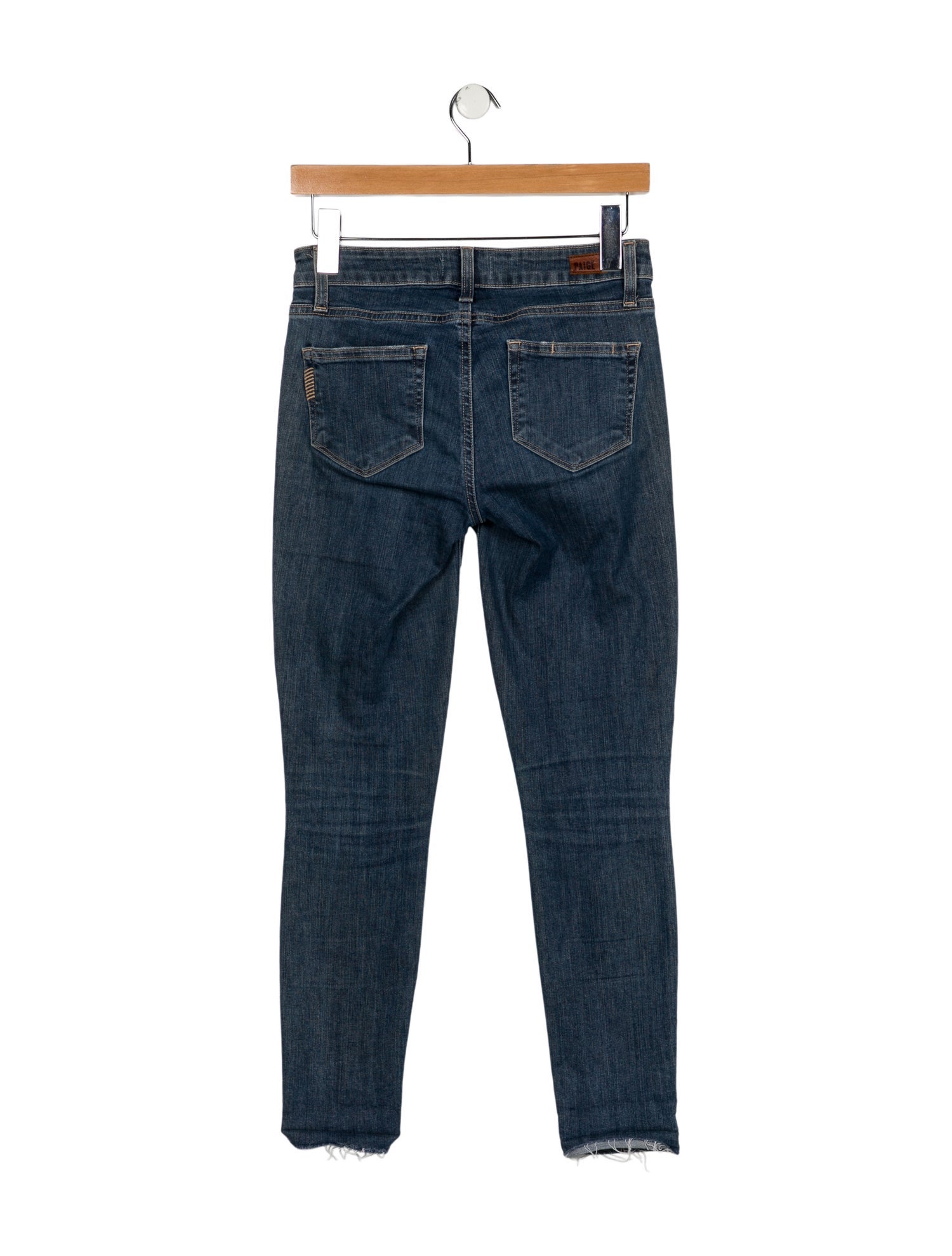 Paige Gamble High-Rise Skinny Leg Jeans