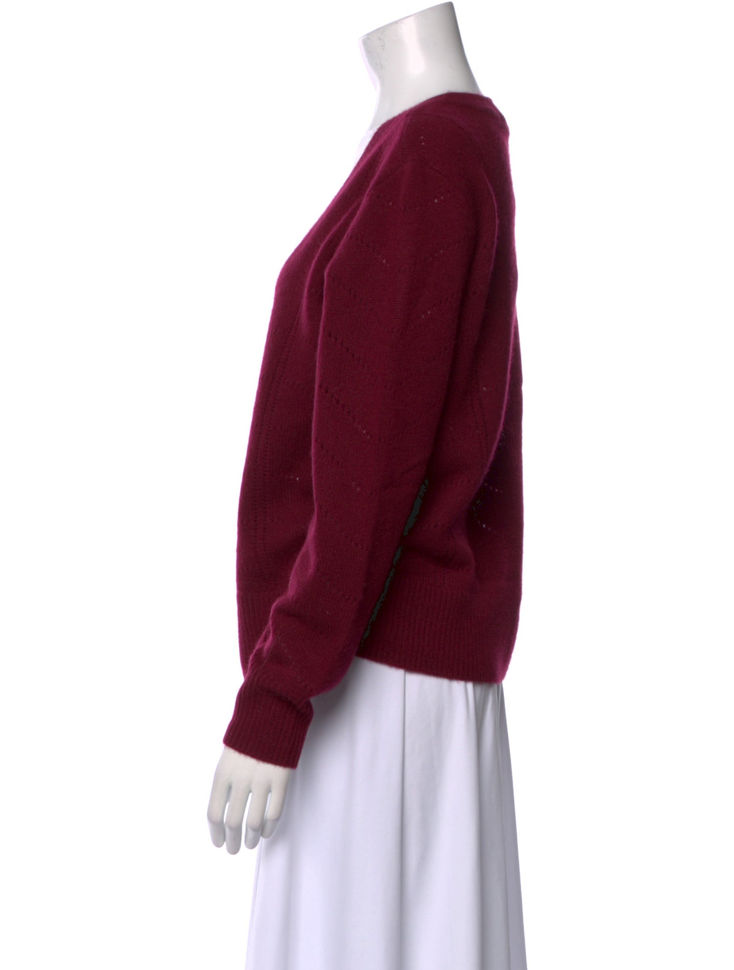 Paige Gamble Cashmere V-Neck Sweater w/ Tags