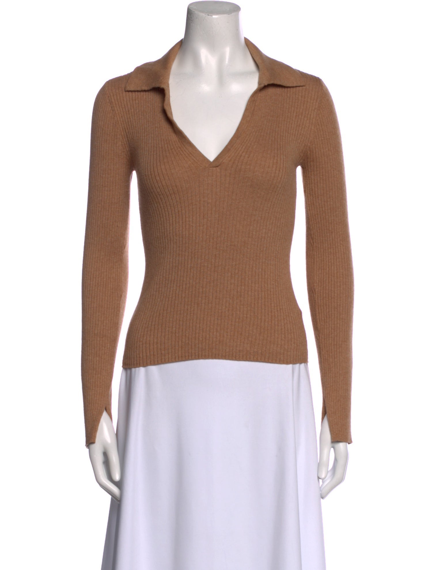 Paige Gamble V-Neck Long Sleeve Top