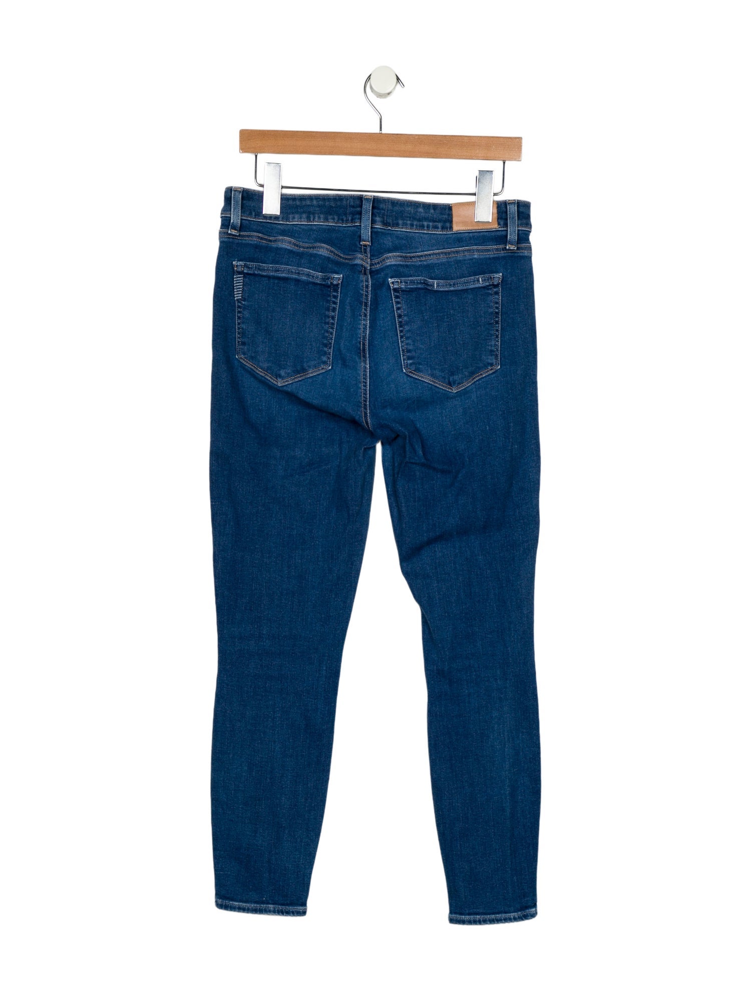 Paige Gamble Mid-Rise Skinny Leg Jeans