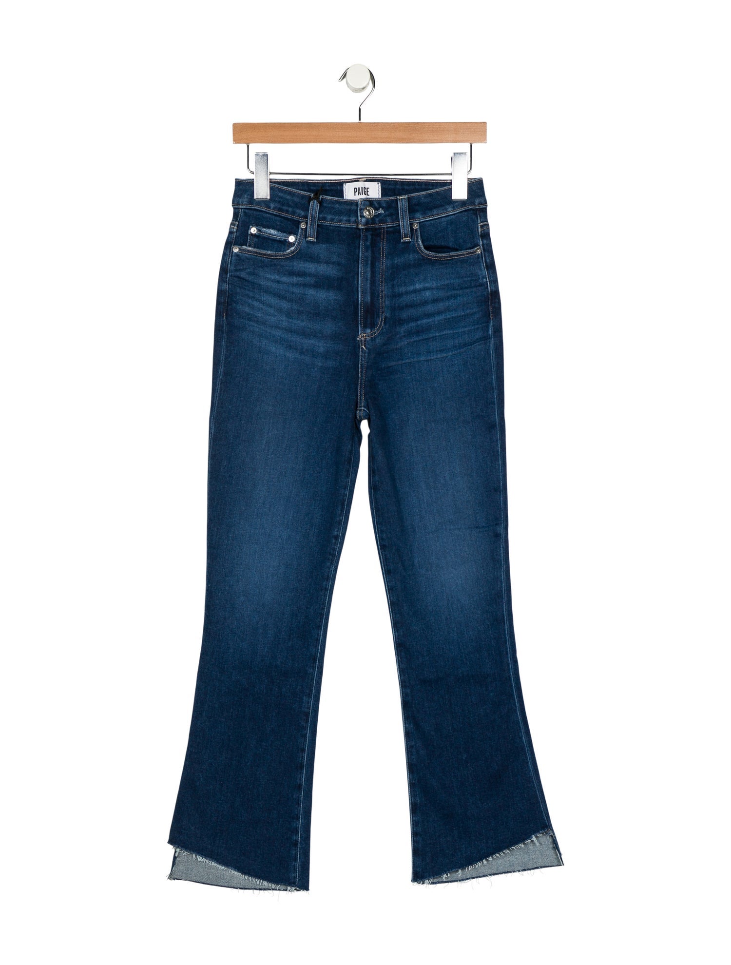 Paige Gamble Mid-Rise Straight Leg Jeans w/ Tags
