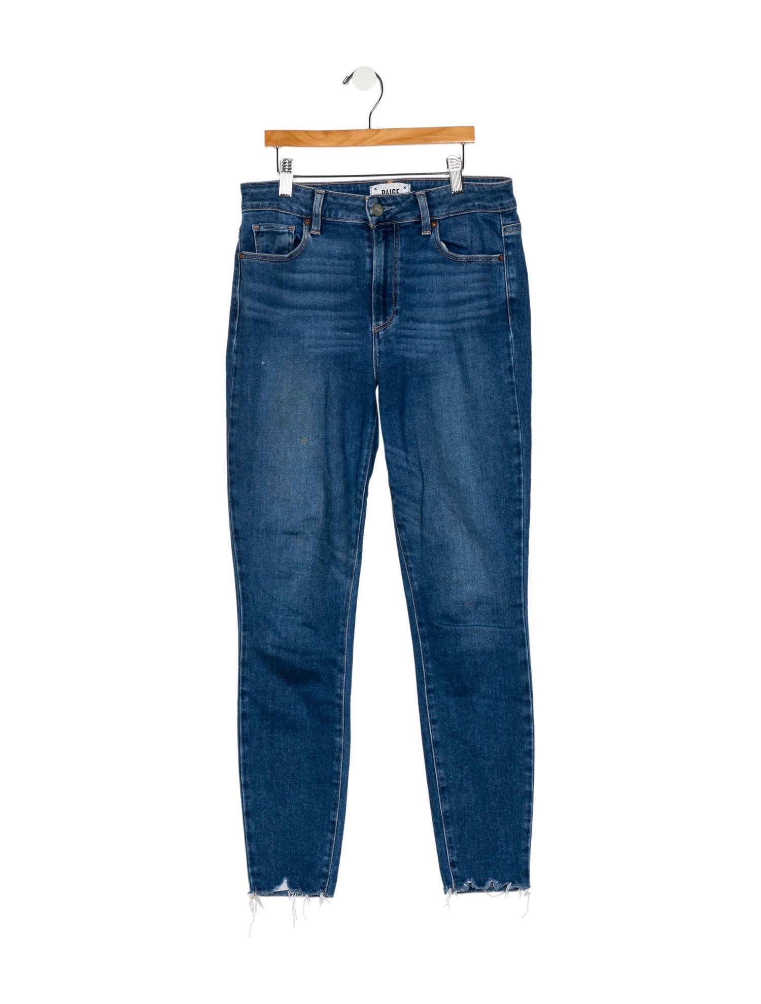 Paige Gamble Mid-Rise Skinny Leg Jeans