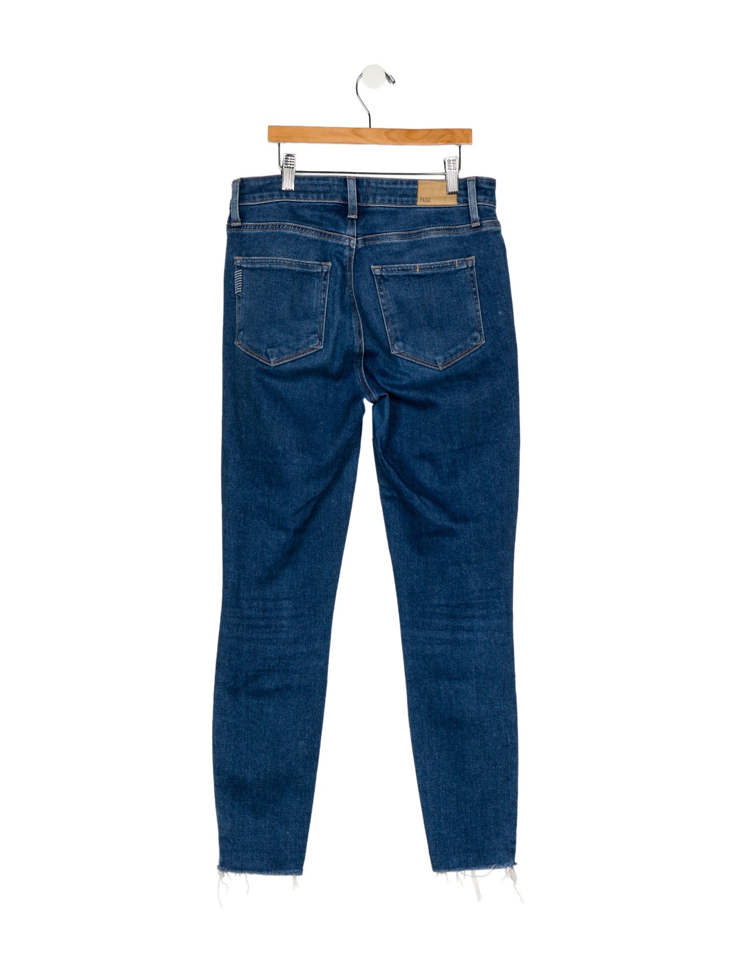 Paige Gamble Mid-Rise Skinny Leg Jeans