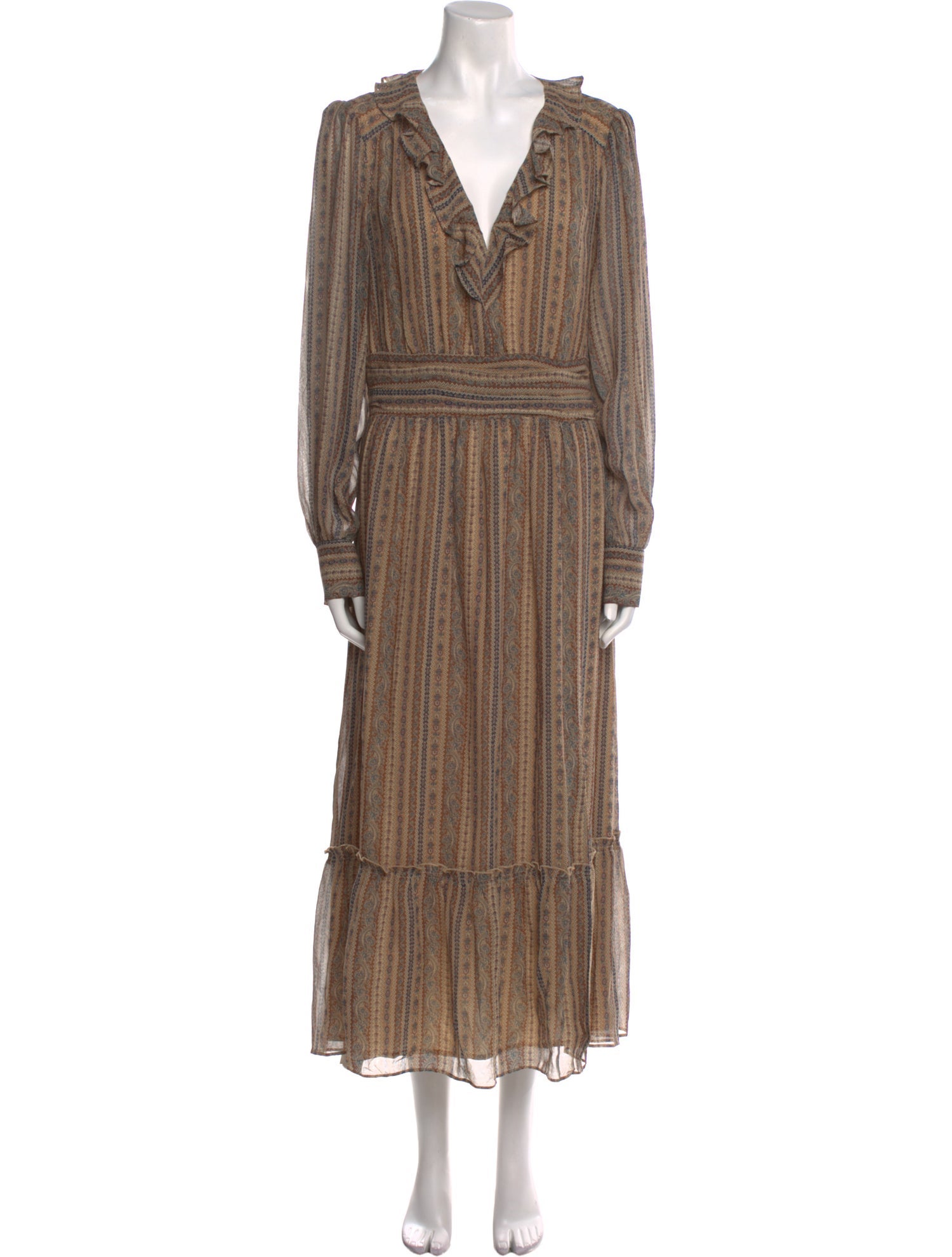 Paige Gamble Silk Long Dress