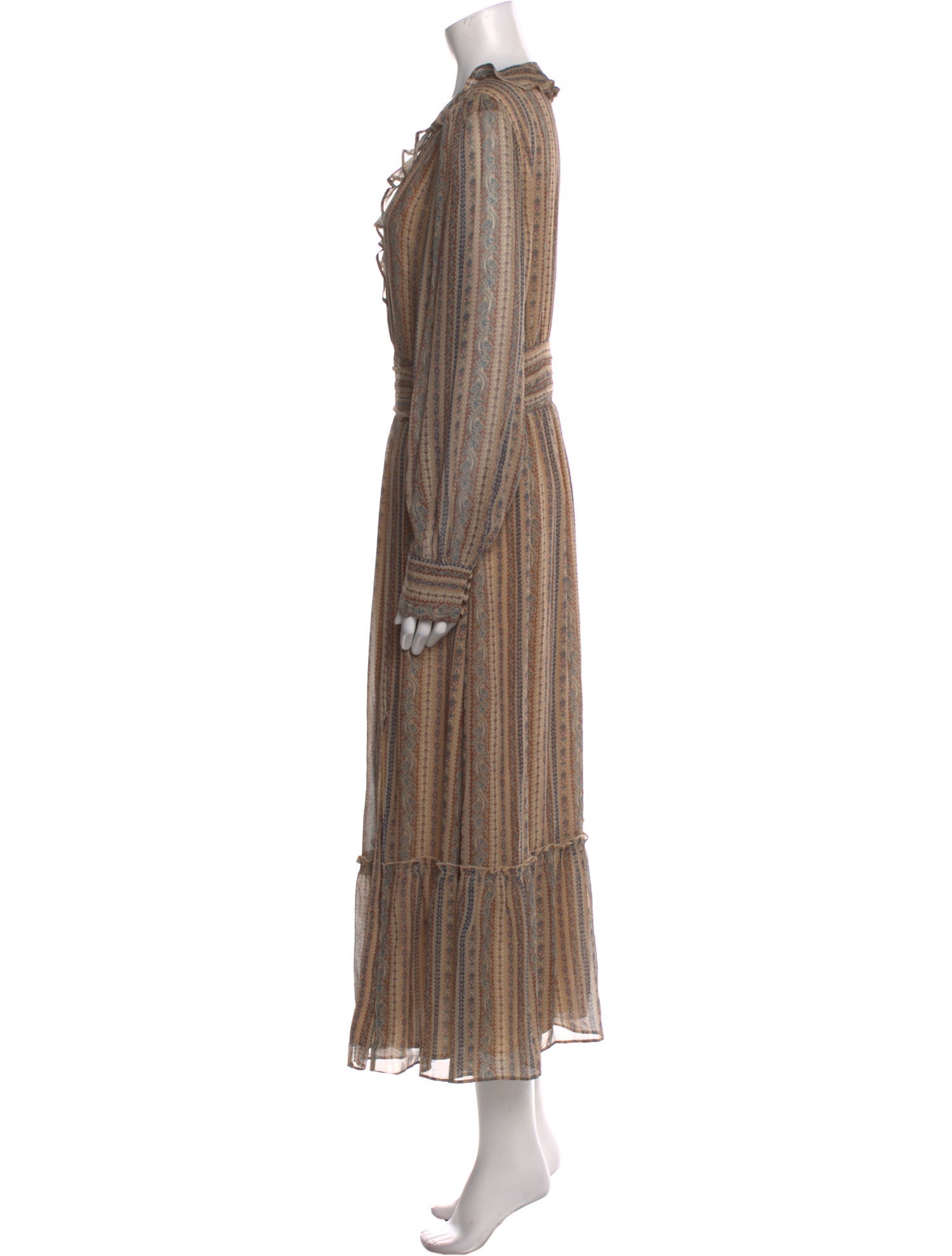 Paige Gamble Silk Long Dress