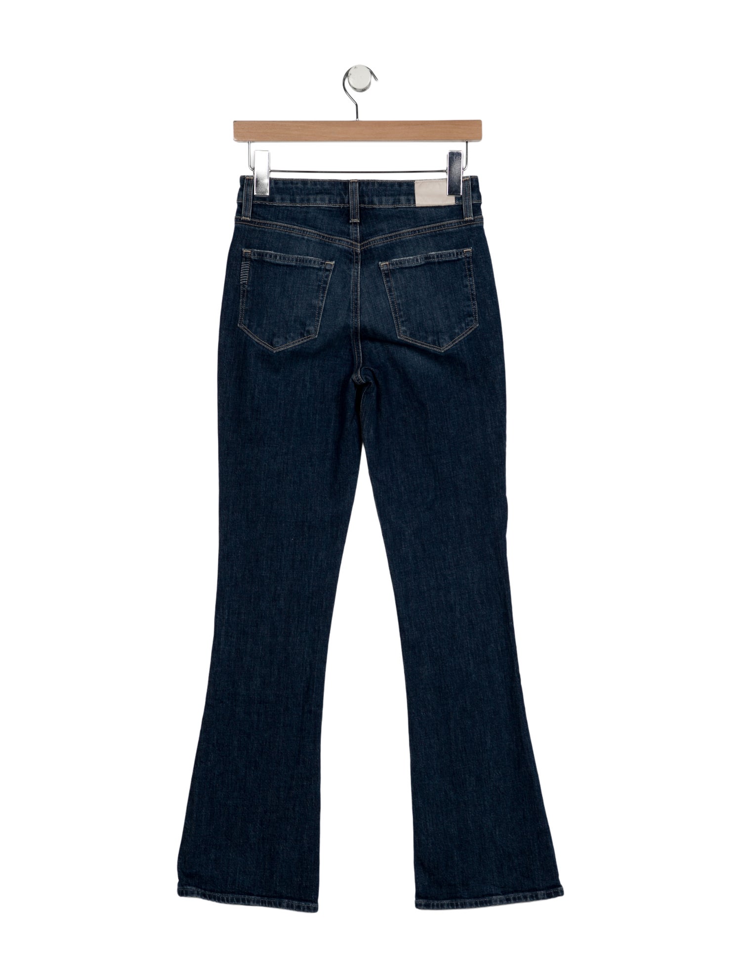Paige Gamble Mid-Rise Wide Leg Jeans