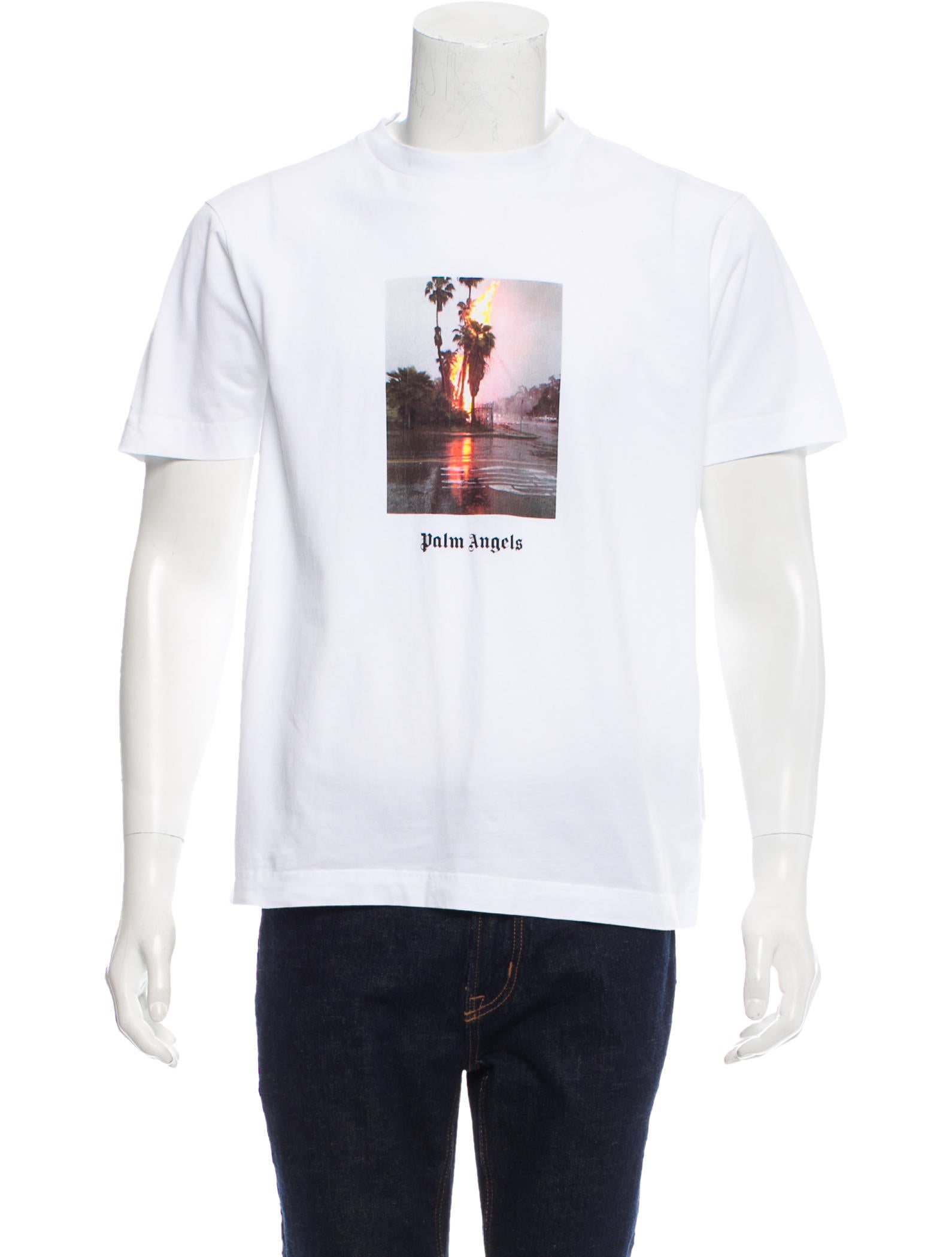 Palm Angels Fire Graphic T-Shirt