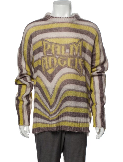Palm Angels Striped Turtleneck Pullover