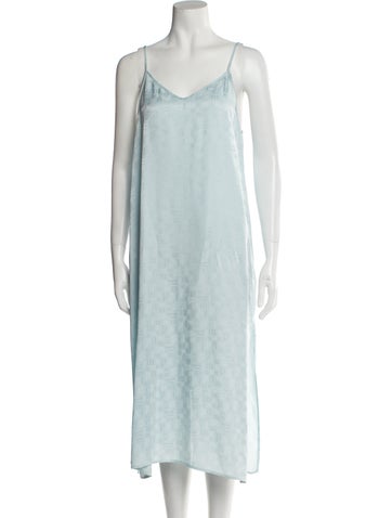 Palm Angels Dresses V-Neck Midi Length Dress Us4, It40 | M