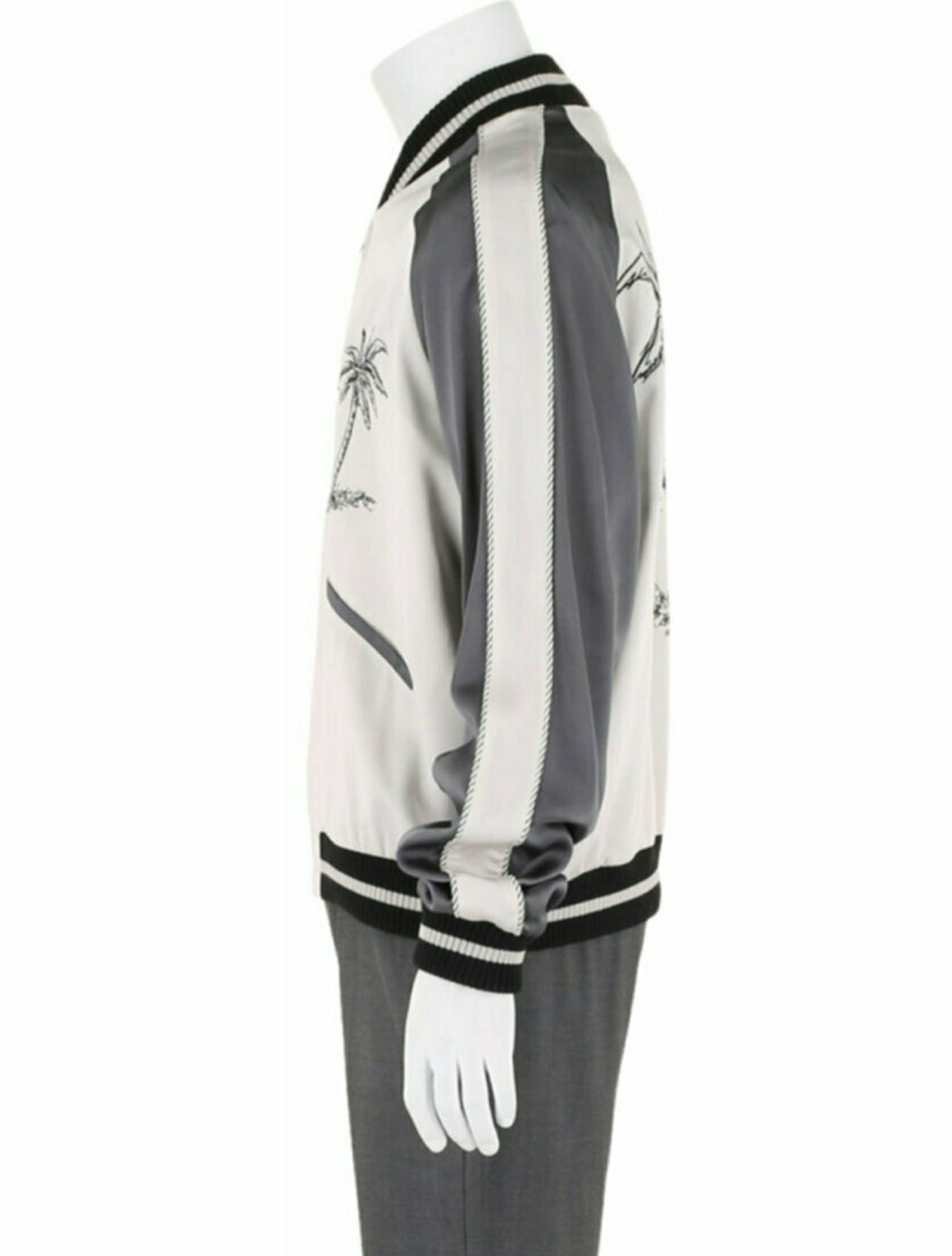 Palm Angels Graphic Print Bomber Jacket w/ Tags