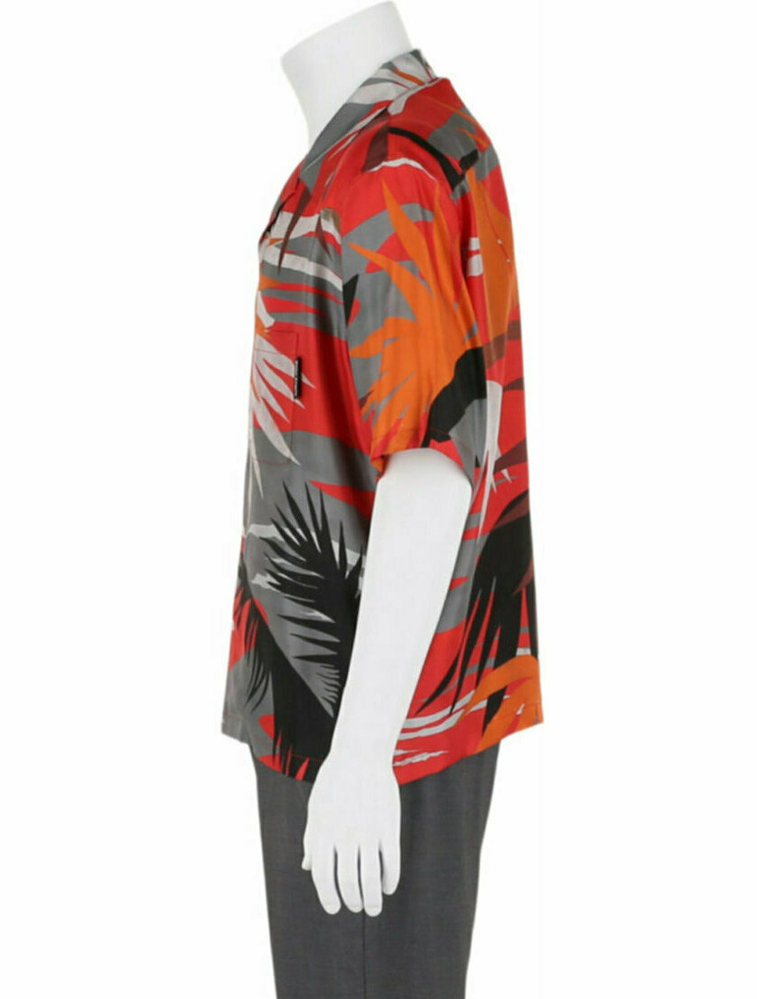 Palm Angels Silk Button-Up Top Shirt w/ Tags