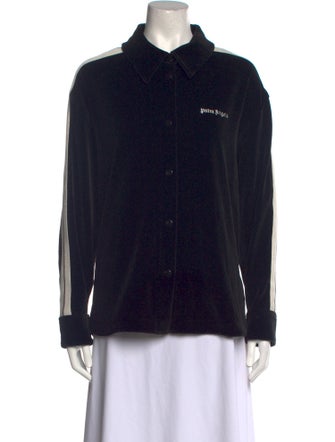 Palm Angels Long Sleeve Button-Up Top
