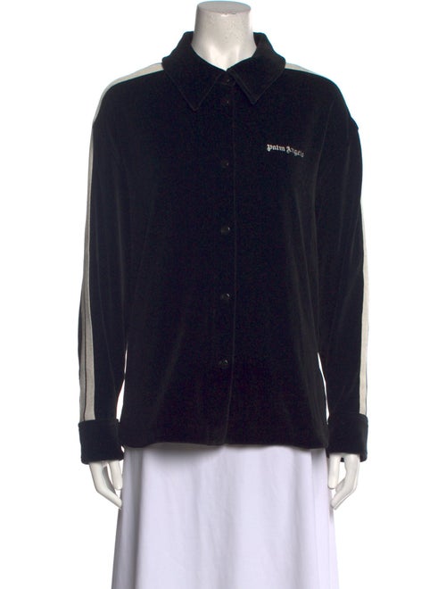 Palm Angels Long Sleeve Button-Up Top