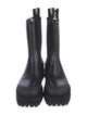 Palm Angels Leather Combat Boots