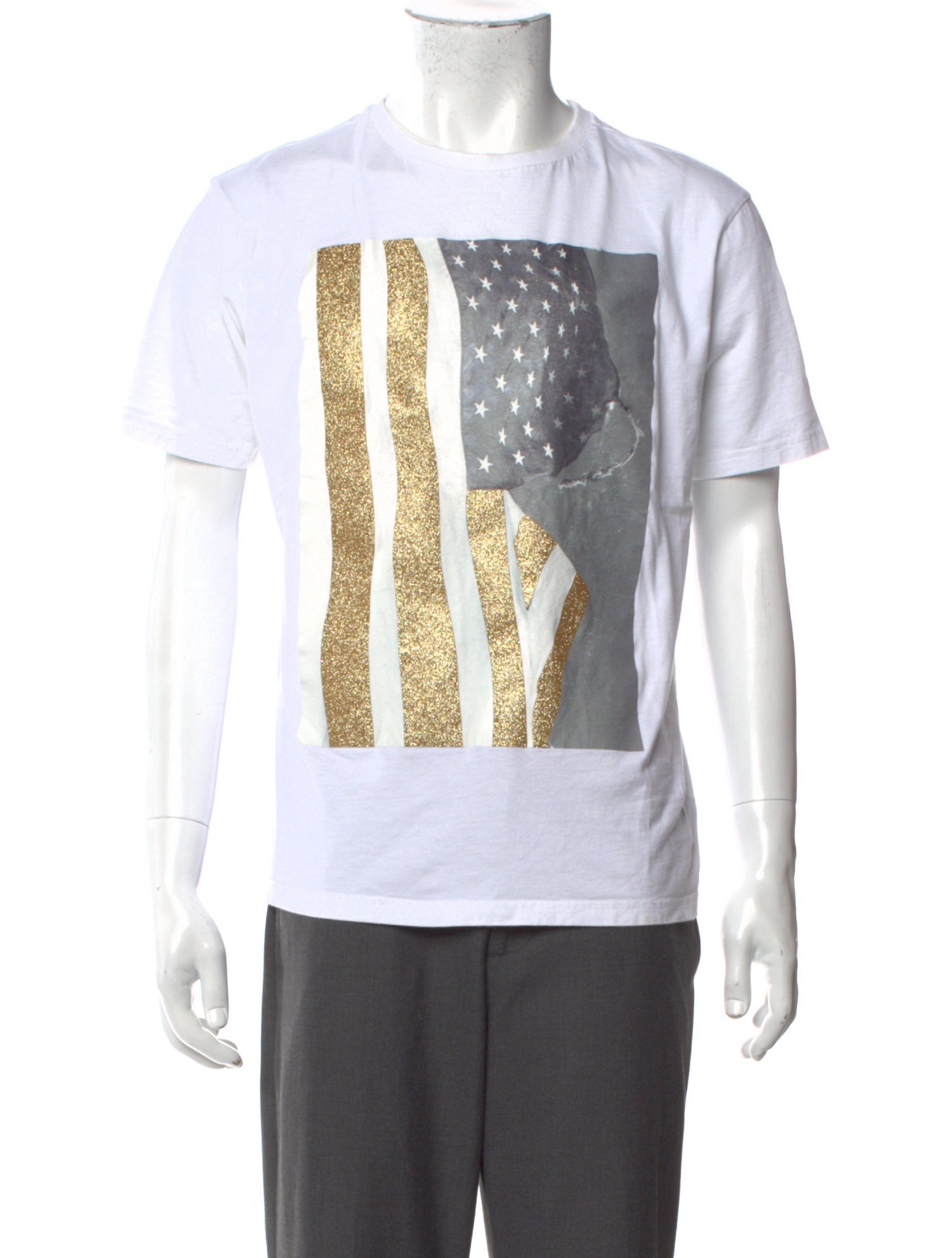 Palm Angels Graphic Print Crew Neck T-Shirt