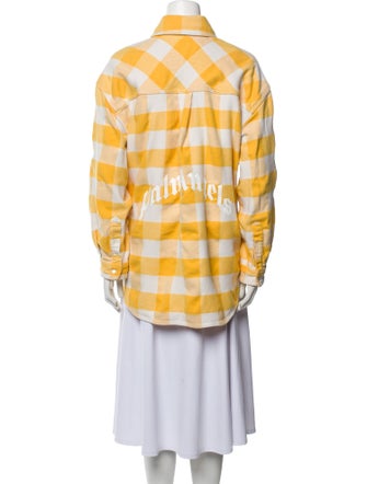 Palm Angels Plaid Print Jacket