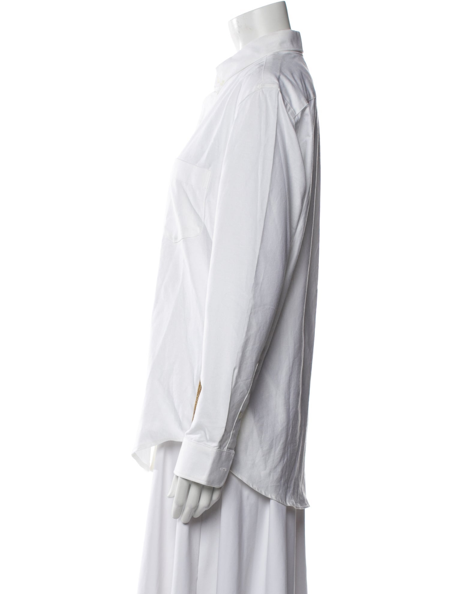 Palm Angels Long Sleeve Button-Up Top