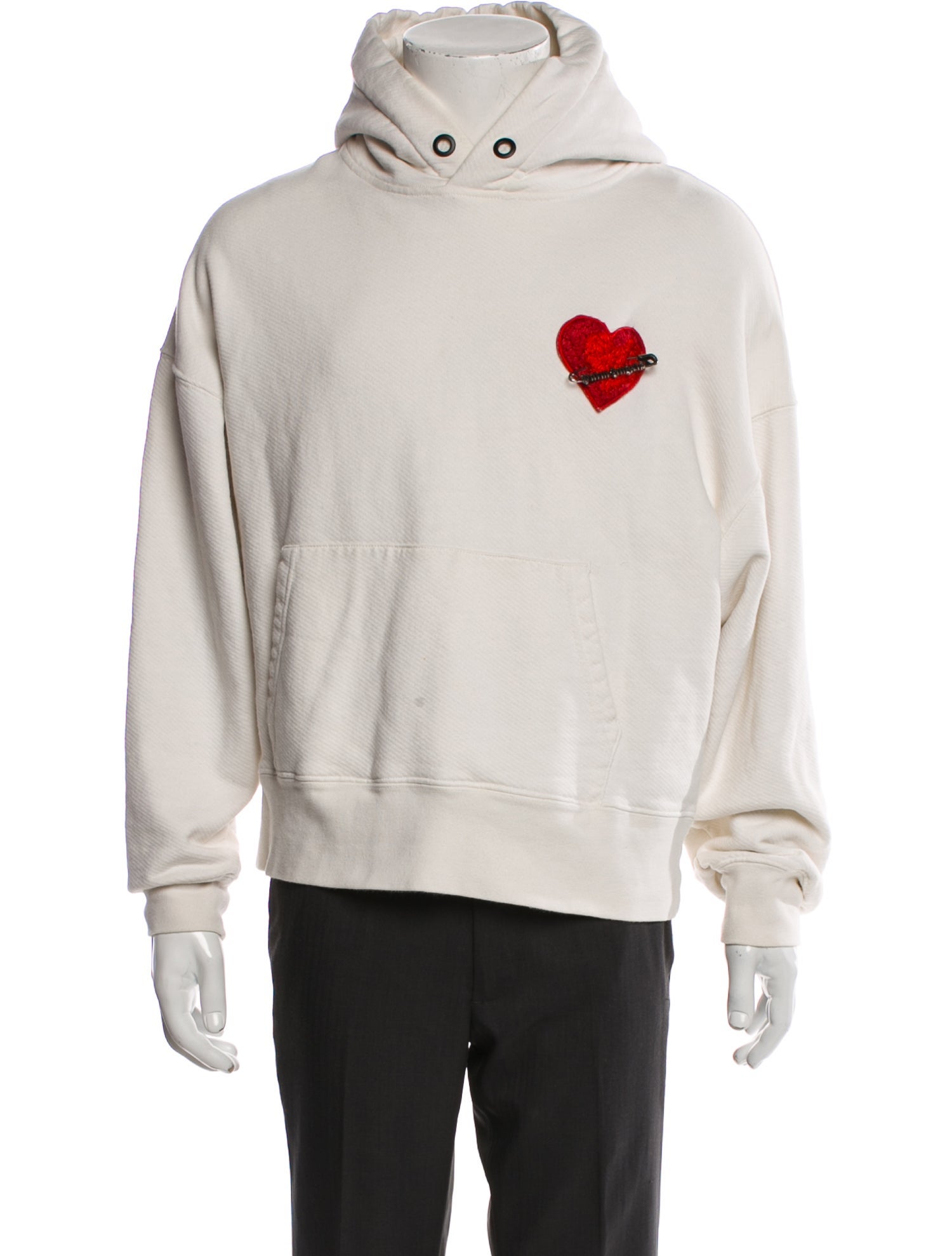 Palm Angels Graphic Print Turtleneck Hoodie