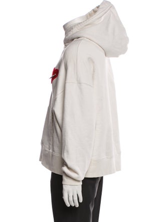 Palm Angels Graphic Print Turtleneck Hoodie