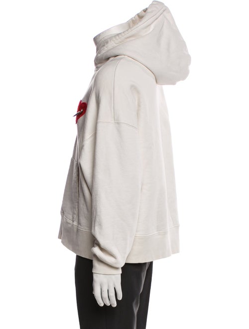 Palm Angels Graphic Print Turtleneck Hoodie