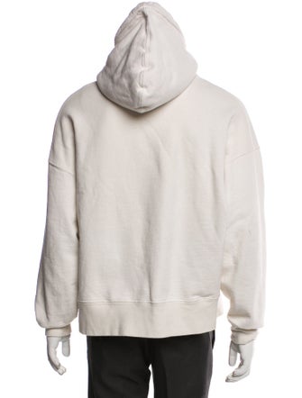 Palm Angels Graphic Print Turtleneck Hoodie