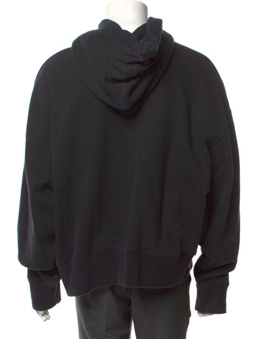 Palm Angels Graphic Print V-Neck Hoodie