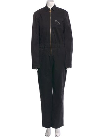Palm Angels Mock Neck Jumpsuit