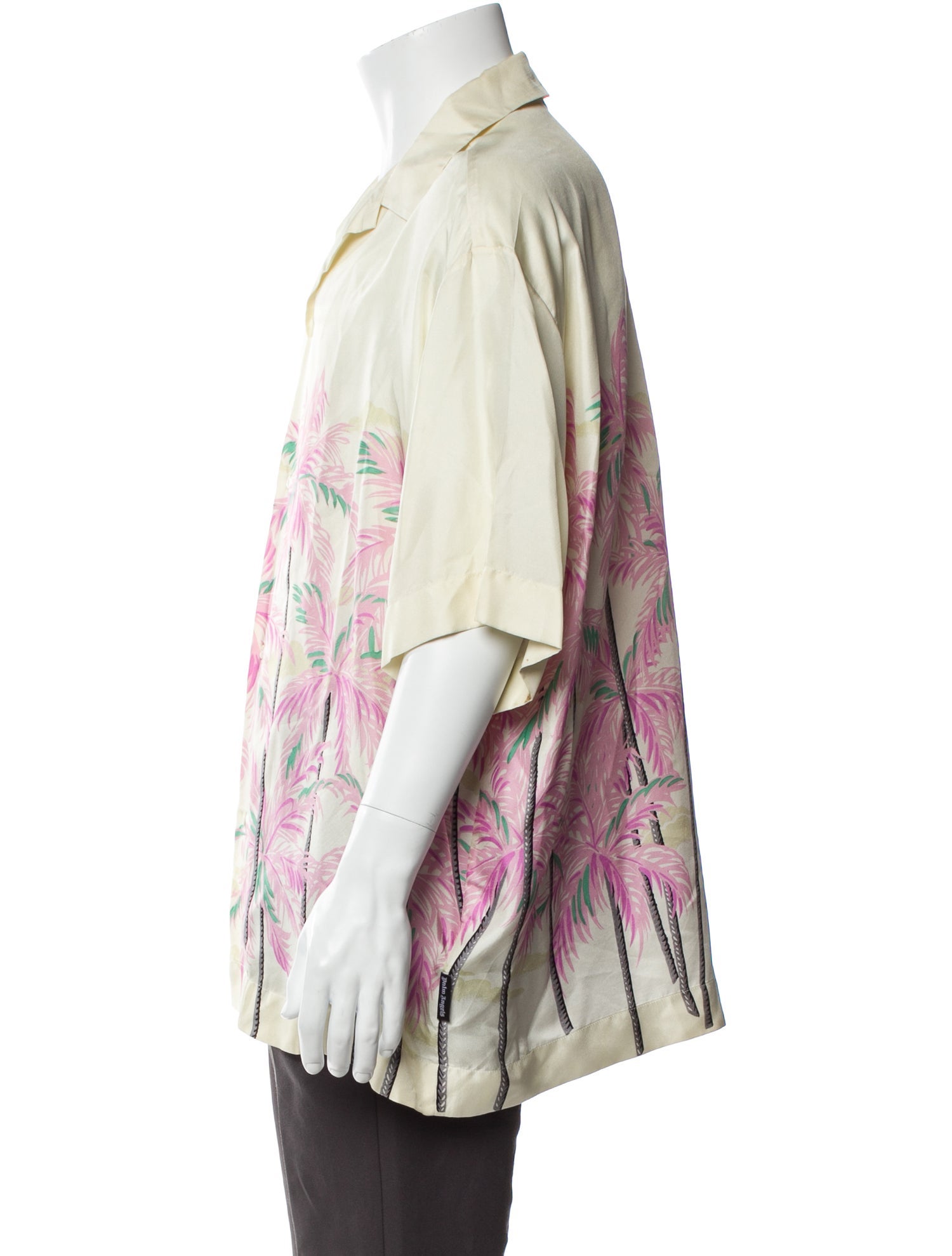 Palm Angels Silk Printed Shirt
