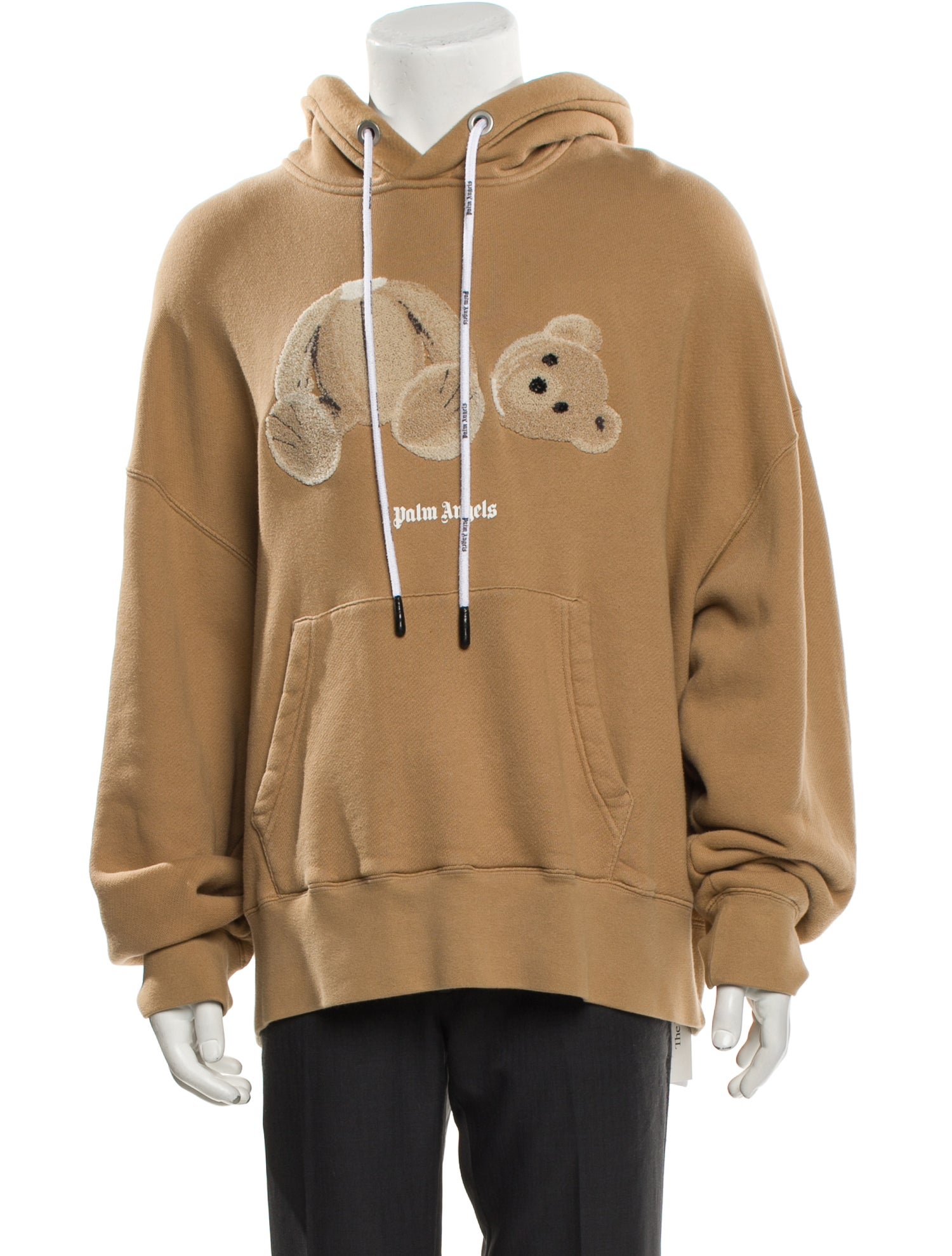 Palm Angels Graphic Print Crew Neck Hoodie