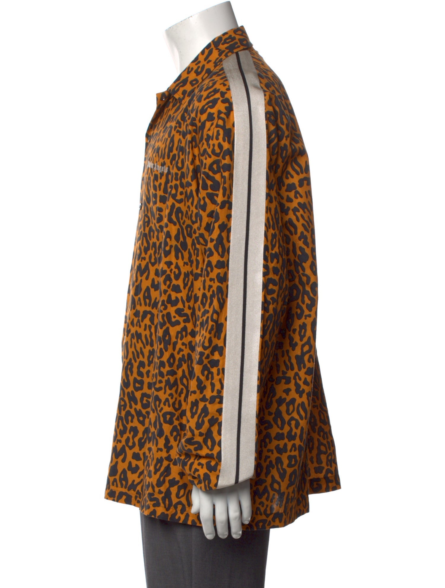 Palm Angels Animal Print Long Sleeve Shirt