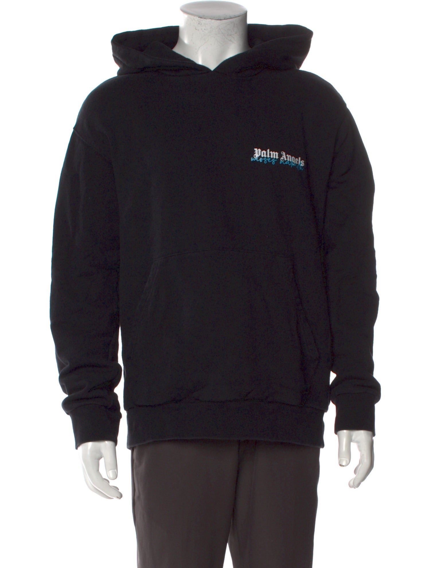 Palm Angels Graphic Print Crew Neck Hoodie