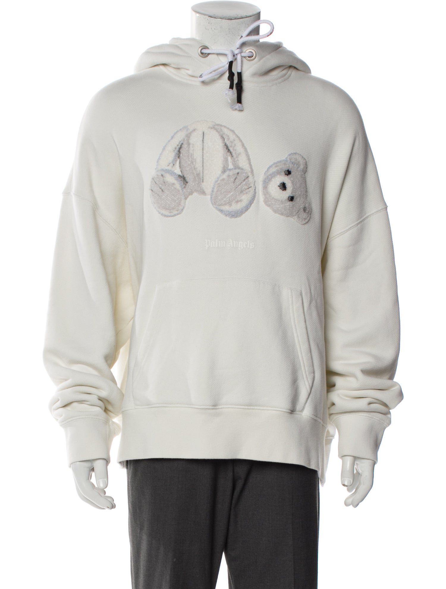 Palm Angels Graphic Print Crew Neck Hoodie