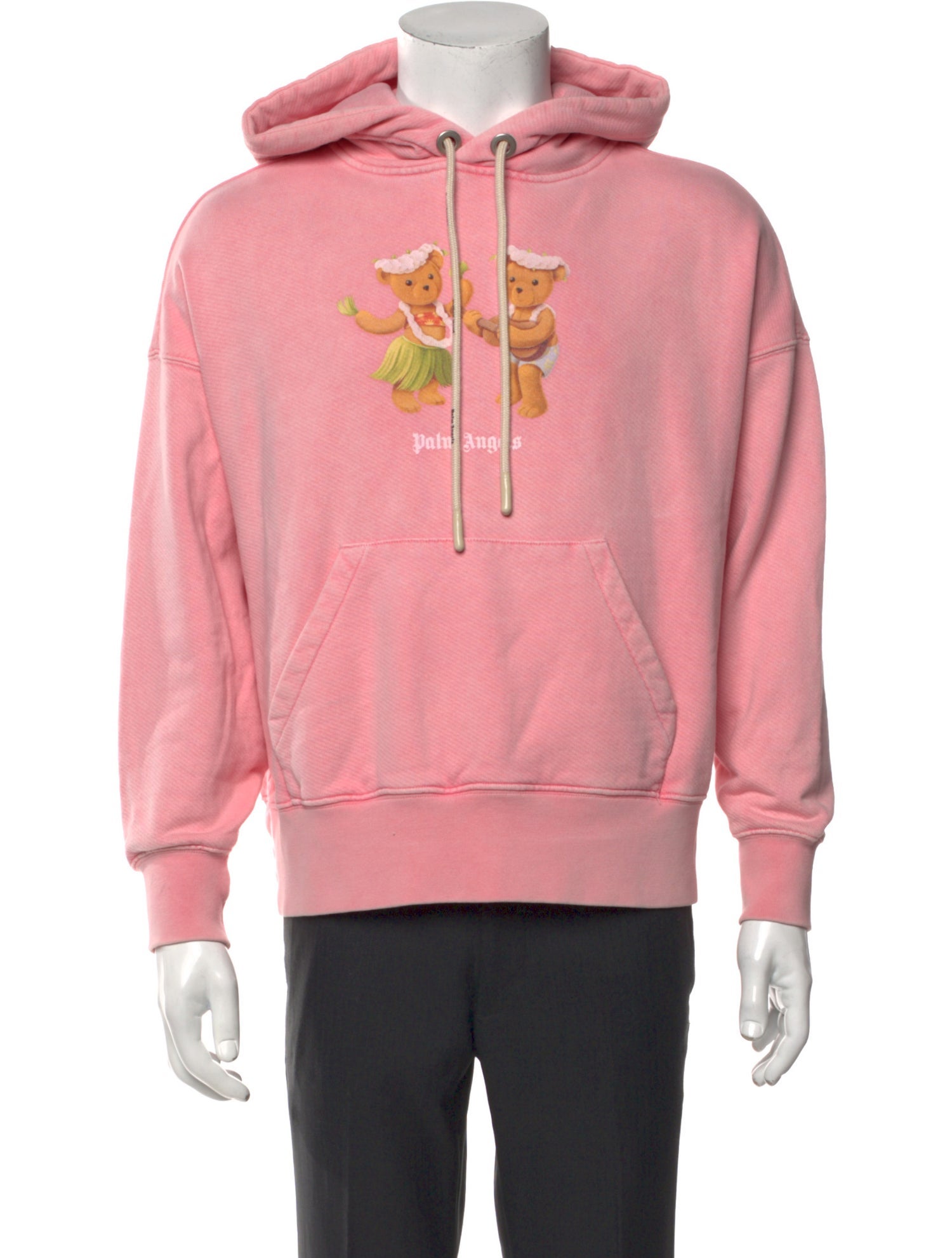 Palm Angels Graphic Print Crew Neck Hoodie